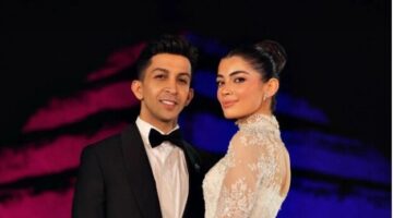 مفاجأة في حفل زفاف ليلى زاهر وهشام جمال.. ما علاقة حسين الجسمي؟ (فيديو)