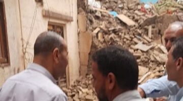 حفاظًا على الأرواح.. إزالة منزل مهدد بالانهيار في الفشن بتوجيهات المحافظ