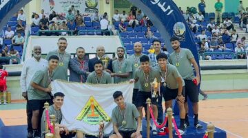 بنها تحصد كأس بطولة الدورة العربية لخماسيات كرة القدم للجامعات