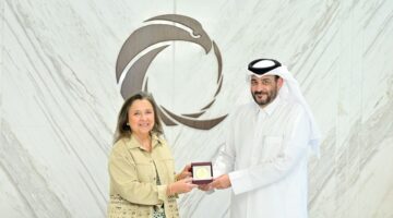 رئيس الوكالة الوطنية للأمن السيبراني يجتمع مع سفيرة الاتحاد السويسري