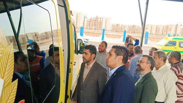 تنمية العبور الجديدة: تشغيل وحدة الإسعاف المركزية بالحي الـ14 بالمدينة تنمية العبور الجديدة: تشغيل وحدة الإسعاف المركزية بالحي الـ14 بالمدينة