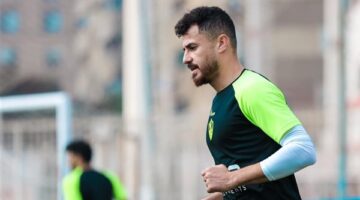 "الونش" يخوض تدريبات منفردة على هامش مران الزمالك