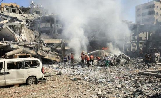 استشهاد 8 فلسطينيين إثر قصف الاحتلال الإسرائيلي منزلًا شمال غزة استشهاد 8 فلسطينيين إثر قصف الاحتلال الإسرائيلي منزلًا شمال غزة
