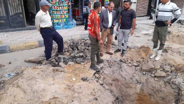هبوط أرضي مفاجئ شرقي الإسكندرية دون خسائر.. صور هبوط أرضي مفاجئ شرقي الإسكندرية دون خسائر.. صور