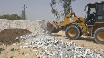 إزالة 860 حالة تعدٍ على الأراضي الزراعية في المنوفية
