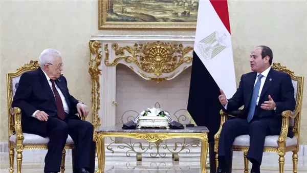 عباس يثمن تأكيد السيسي على رفض مصر لتصفية القضية الفلسطينية عباس يثمن تأكيد السيسي على رفض مصر لتصفية القضية الفلسطينية