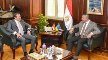 محافظ الإسكندرية يستقبل رئيس مجلس إدارة هيئة الإسعاف المصرية