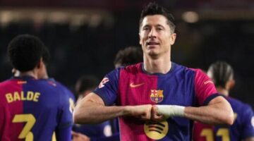 «ليفاندوفسكي» يغيب عن قائمة برشلونة لمواجهة ريال مدريد في نهائي كأس إسبانيا