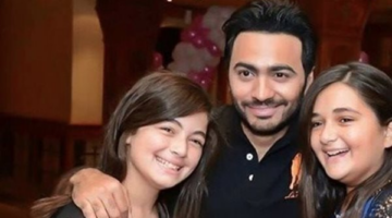 تامر حسني يهنئ ليلى زاهر وهشام جمال بزفافهما ويعتذر عن الغياب: كان نفسي أكون معاكم