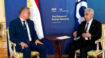 وزير البترول يعقد اجتماعا مع المدير التنفيذي لوكالة الطاقة الدولية
