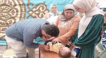 تقديم خدمات طبية مجانية خلال قافلة سكانية شاملة في كفر الدوار بالحيرة