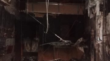 ماس كهربائي يتسبب في حريق محل مشويات بالقليوبية