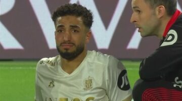 إصابة محمد عبد المنعم تفسد فرحة انتصار نيس على باريس سان جيرمان