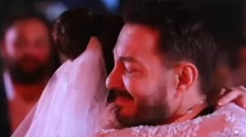 أحمد زاهر عن بكائه خلال رقصه مع ابنته ليلى: "الدموع نزلت غصب عني"