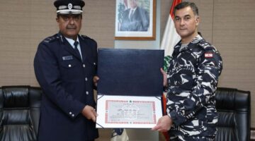 رئيس الاتحادين الرياضي القطري والعربي للشرطة يجتمع مع مدير عام قوى الأمن الداخلي اللبناني