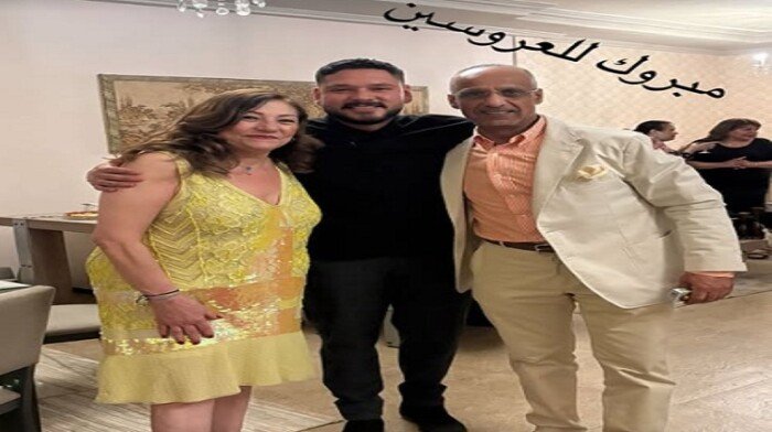 محمود شاهين يحتفل بعقد قران والدته أمل الصيفي.. صور محمود شاهين يحتفل بعقد قران والدته أمل الصيفي.. صور