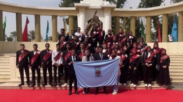 طلاب جامعة الأقصر في زيارة ميدانية مبهرة للفرقة 15 دفاع جوي