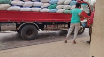 انتظام سير العمل بمنظومة توريد القمح لشون وصوامع الشرقية