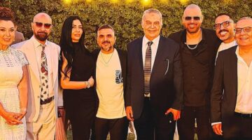 بهاء الدين محمد يحتفل بزفاف ابنه بحضور أنوشكا