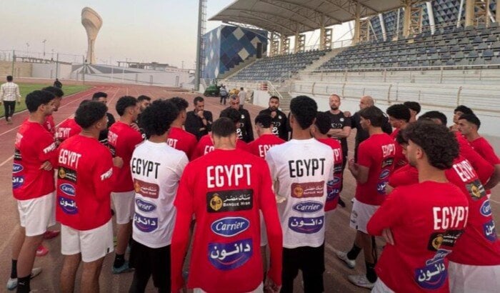 المنتخب الوطني تحت 20 سنة بالزي التقليدي أمام جنوب إفريقيا بافتتاح كأس الأمم المنتخب الوطني تحت 20 سنة بالزي التقليدي أمام جنوب إفريقيا بافتتاح كأس الأمم