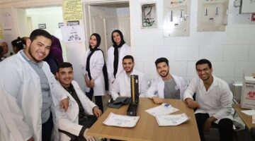 الكشف على 700 مواطن ضمن قوافل جامعة المنيا