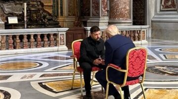 الرئاسة الأوكرانية: زيلينسكى لم يعقد اجتماعًا ثانيًا مع ترامب فى روما