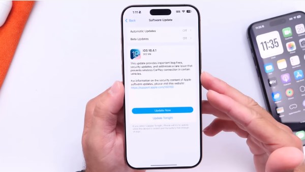 تحذير لمستخدمي آيفون.. تحديث iOS 18.4.1 قد يعطل هاتفك بالكامل تحذير لمستخدمي آيفون.. تحديث iOS 18.4.1 قد يعطل هاتفك بالكامل
