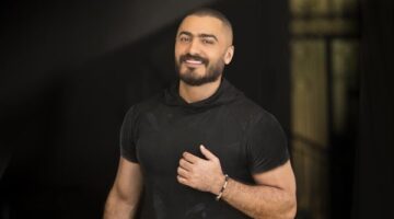 سقوط ستاند حديدي في حفل تامر حسني بقصر البارون