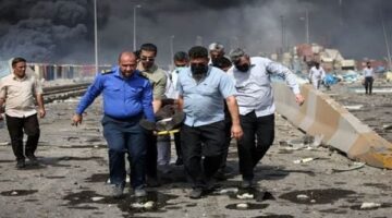 ارتفاع عدد ضحايا انفجار إيران وسط صعوبات في إطفاء النيران