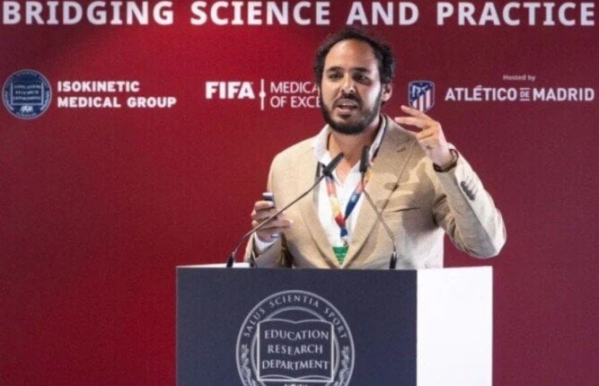 للمرة الخامسة.. دكتور إبراهيم عنبة يحاضر في مؤتمر الأيزوكينيتك العالمي ممثلًا للعلاج الطبيعي المصري للمرة الخامسة.. دكتور إبراهيم عنبة يحاضر في مؤتمر الأيزوكينيتك العالمي ممثلًا للعلاج الطبيعي المصري