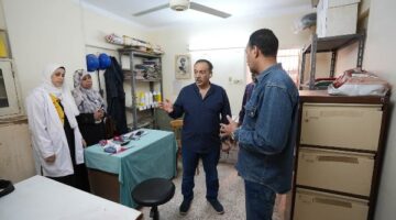 محافظ أسيوط يتفقد إدارتي مراقبة العهد والتموين الطبي التابعتين لمديرية الصحة