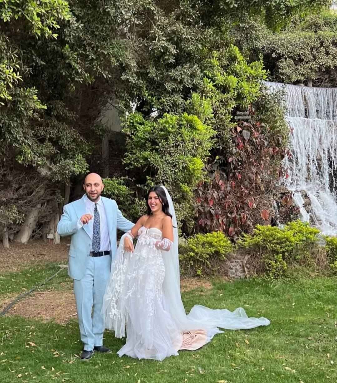May be an image of 3 people and wedding