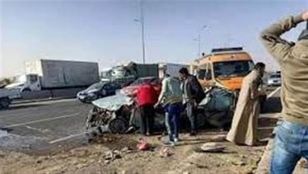 إصابة 3 أشخاص في تصادم 4 سيارات أعلى كوبري أكتوبر إصابة 3 أشخاص في تصادم 4 سيارات أعلى كوبري أكتوبر