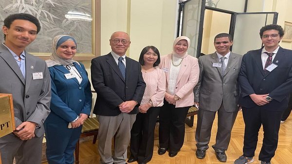 طلاب جامعة أسيوط يشاركون في أمسية ثقافية مميزة مع السفير الياباني طلاب جامعة أسيوط يشاركون في أمسية ثقافية مميزة مع السفير الياباني