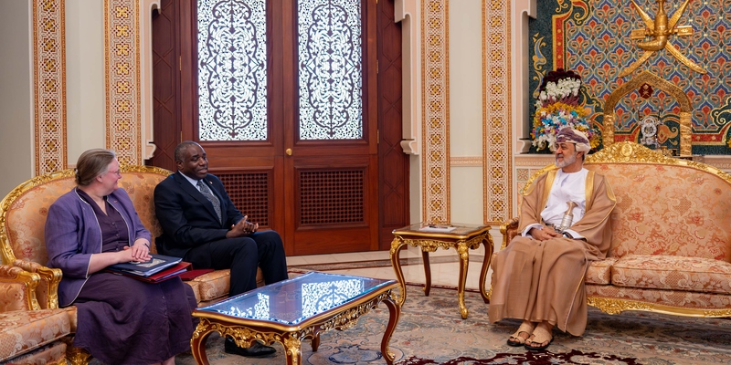 جلالةُ السُّلطان المعظم يستقبل وزير خارجية المملكة المتحدة جلالةُ السُّلطان المعظم يستقبل وزير خارجية المملكة المتحدة