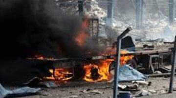 النيران تندلع مجددا في ميناء رجائي بإيران