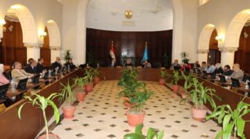 جامعة الإسكندرية تناقش مجموعة من المقترحات التطويرية للمشاركة الفعالة في جائزة التميز الحكومي