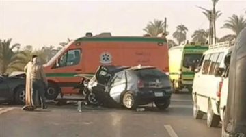 ننشر أسماء ضحايا حادث تصادم سيارتين بأسوان