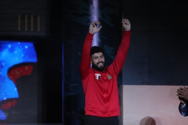 عمر العربي يحقق برونزية جهاز الحلق في بطولة كأس العالم للجمباز الفني عمر العربي يحقق برونزية جهاز الحلق في بطولة كأس العالم للجمباز الفني