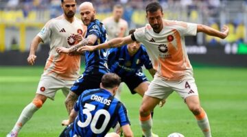 روما يهزم إنتر ميلان في الدوري الإيطالي