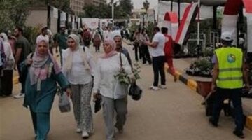 الزراعة: إقبال من المواطنين على معرض زهور الربيع