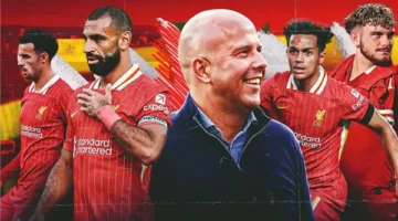 ليفربول يتوج بطلًا للدوري الإنجليزي للمرة العشرين في تاريخه بفوزه على توتنهام 5-1
