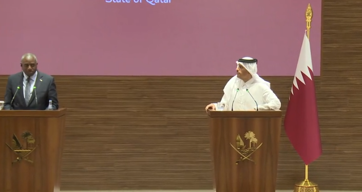 رئيس الوزراء: قطر والمملكة المتحدة توقعان خطاب نوايا للتعاون في مجال السلام وتسوية النزاعات رئيس الوزراء: قطر والمملكة المتحدة توقعان خطاب نوايا للتعاون في مجال السلام وتسوية النزاعات