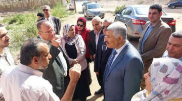 غمرى يتفقد المشروعات الجديدة بمنطقتي تقسيم الزهور وكوبري الفحص