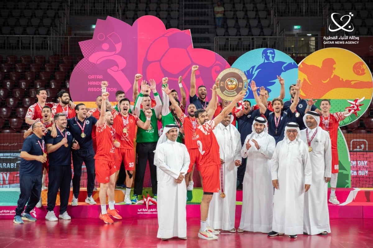 العربي يتغلب على الريان ويتوج بلقب الدوري العام لكرة اليد العربي يتغلب على الريان ويتوج بلقب الدوري العام لكرة اليد