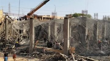 ارتفاع عدد ضحايا انهيار سقف مصنع تحت الإنشاء بالعبور لـ 5 ضحايا