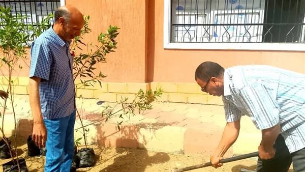 البدء في غرس ألف شجرة بمدارس قوص بقنا البدء في غرس ألف شجرة بمدارس قوص بقنا