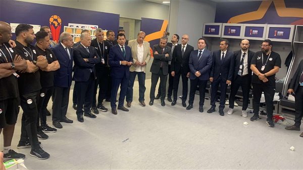 وزير الرياضة وأبو ريدة يهنئان المنتخب الوطني تحت 20 عامًا بالفوز على جنوب أفريقيا وزير الرياضة وأبو ريدة يهنئان المنتخب الوطني تحت 20 عامًا بالفوز على جنوب أفريقيا