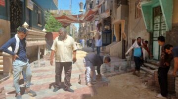 قوص تواصل تنفيذ مشروعات رصف وتطوير ضمن مشروعات الخطة الاستثمارية