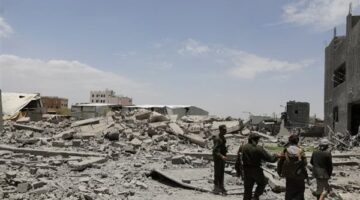 68 شهيدًا في الغارة الأمريكية على مركز احتجاز بمدينة صعدة اليمنية